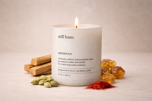 Obsidian Candle